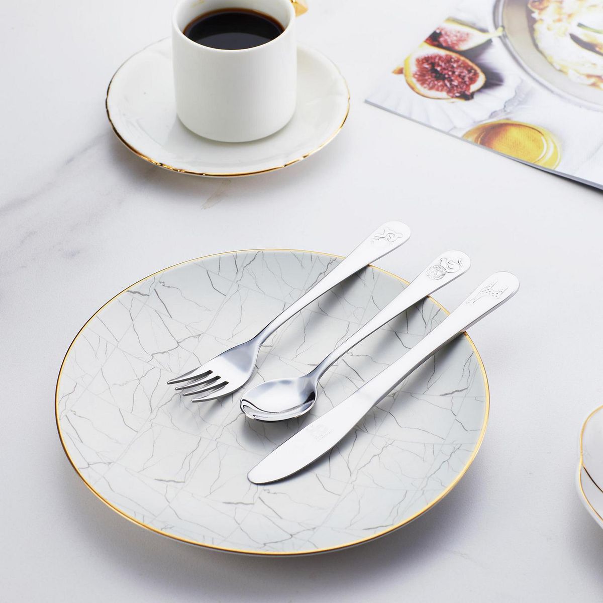 JUST HOME COLLECTION - Cubiertos infantil 3 pz.