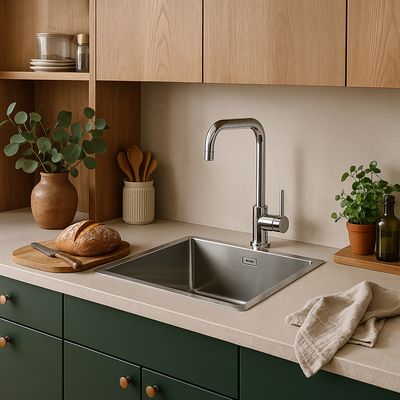 Imagen 2 del producto Lavaplatos Bajo Cubierta 1 Cubeta(s) 44x20x44 cm Acero inoxidable