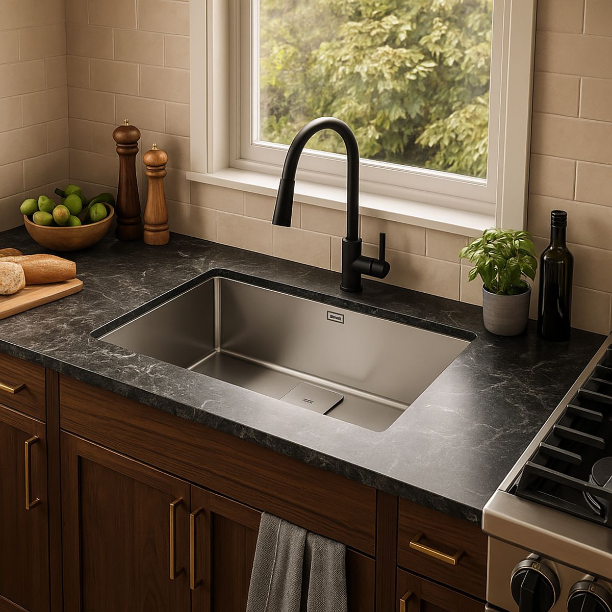 TEKA - Lavaplatos Bajo Cubierta 1 Cubeta(s) 75x20x44 cm Acero inoxidable