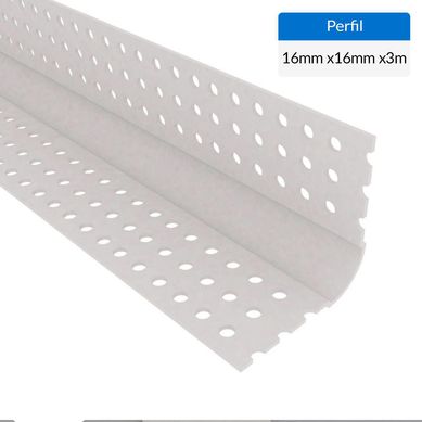 Perfil yeso cartn redondo 3/4 3 m 16x16 mm