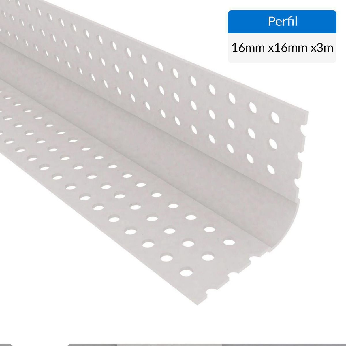 DVP - Perfil yeso cartón redondo 3/4 3 m 16x16 mm