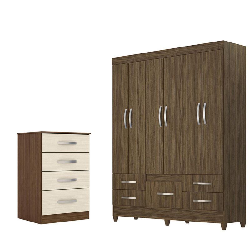 ROCH LTDA - Combo clóset papel + cómoda