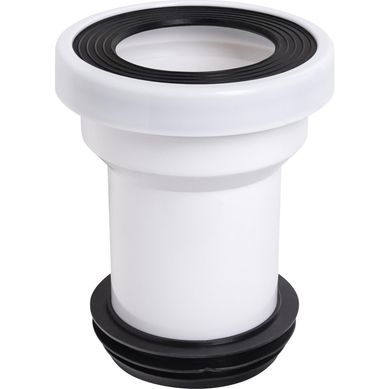 Manguito 110 salida Horizontal para inodoro Dual con junta labiada