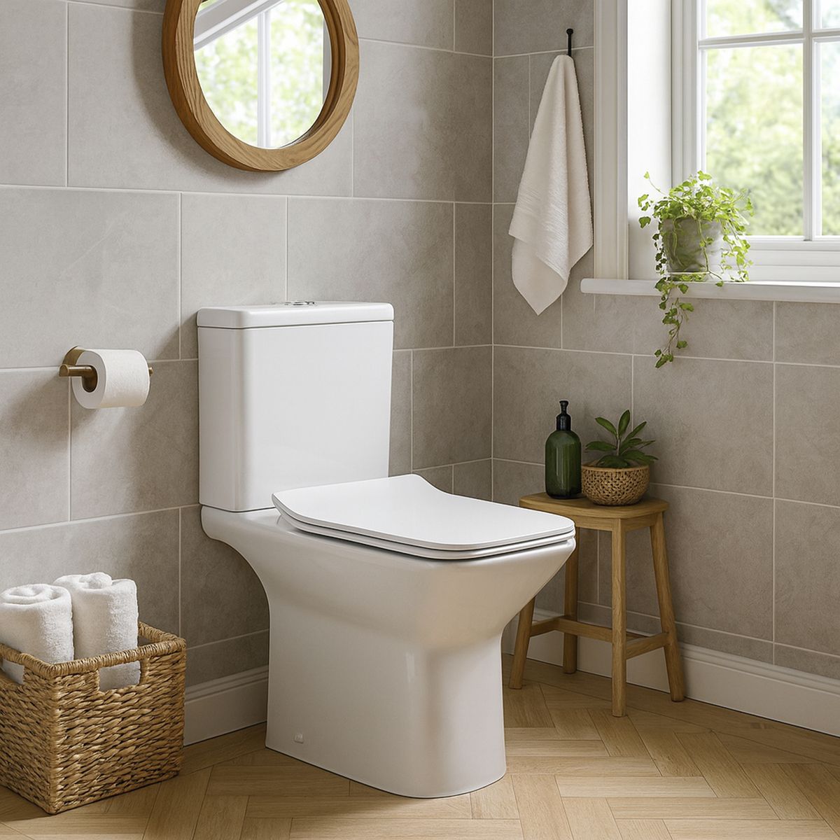 TEKA STROHM - Sanitario Two piece Dual Múltiple 6 Litros Calvia Blanco