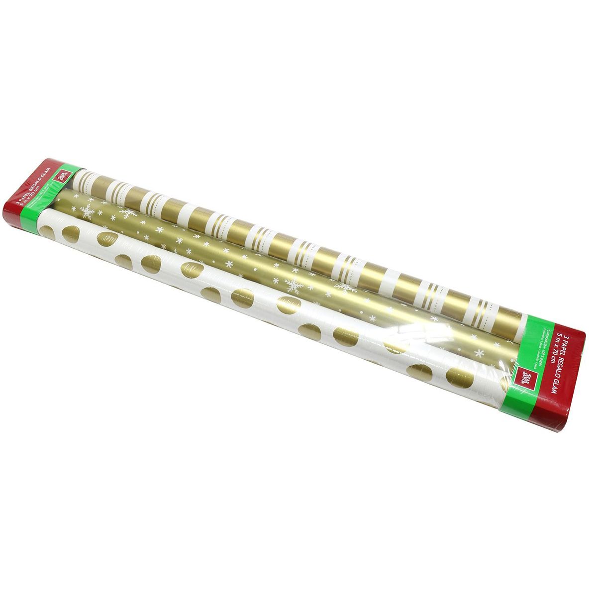 DEAR SANTA - 3 papeles de regalo glam