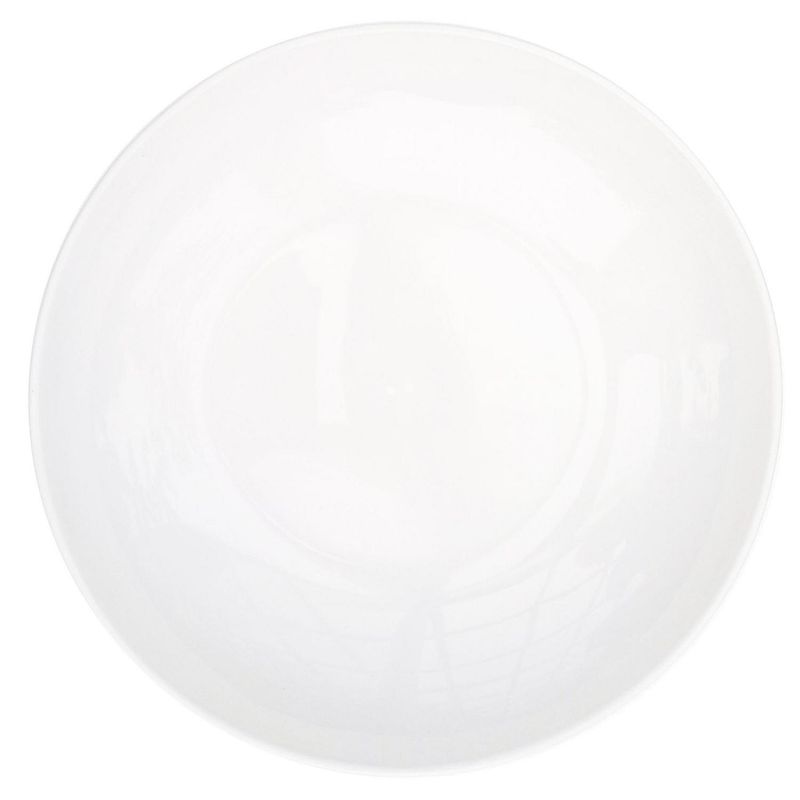 JUST HOME COLLECTION - Plato hondo blanco redondo