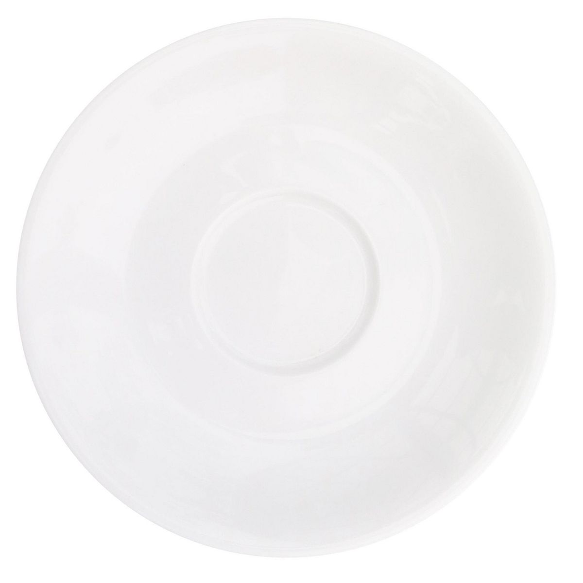 JUST HOME COLLECTION - Plato café blanco redondo