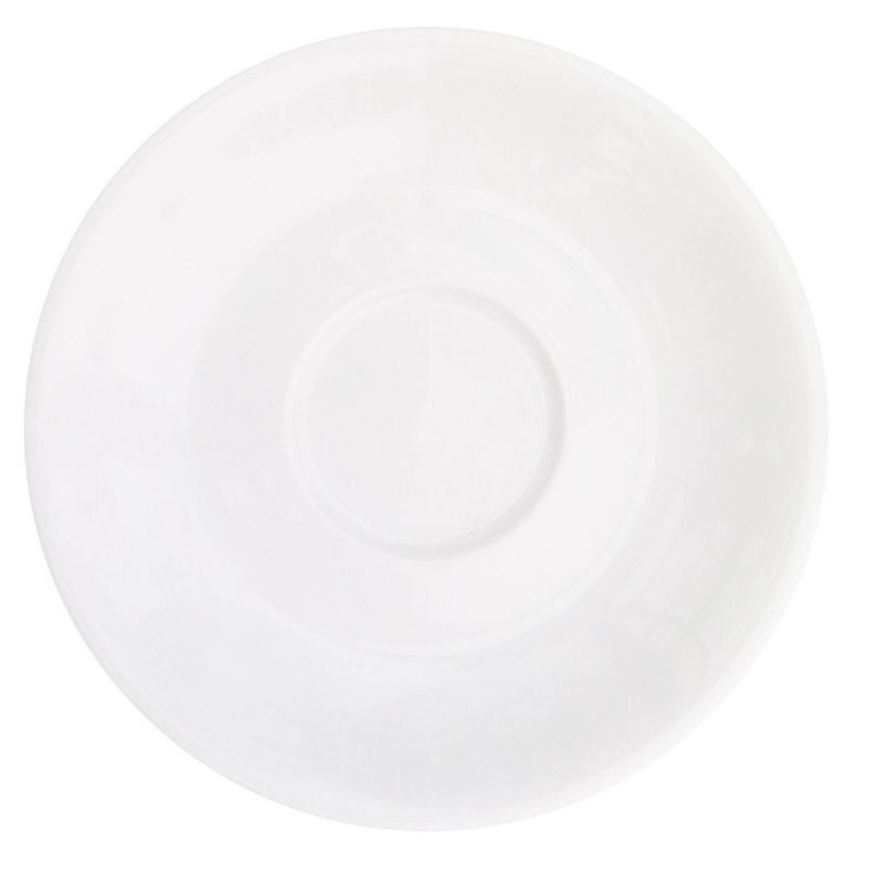 JUST HOME COLLECTION - Plato café blanco redondo