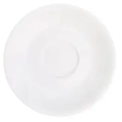 JUST HOME COLLECTION - Plato café blanco redondo