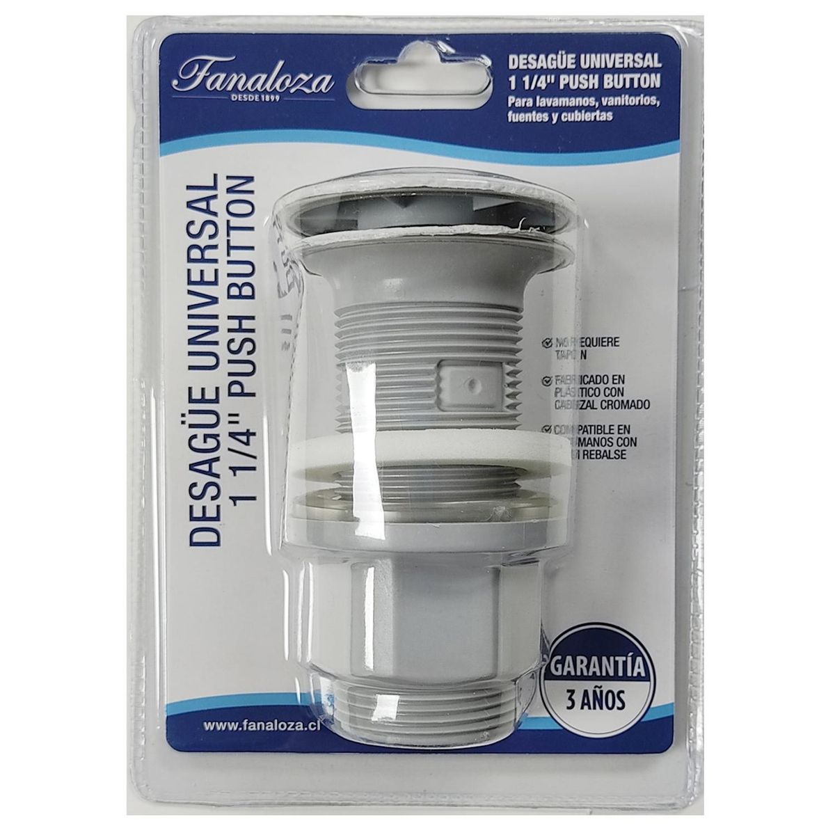 FANALOZA - Desague push universal