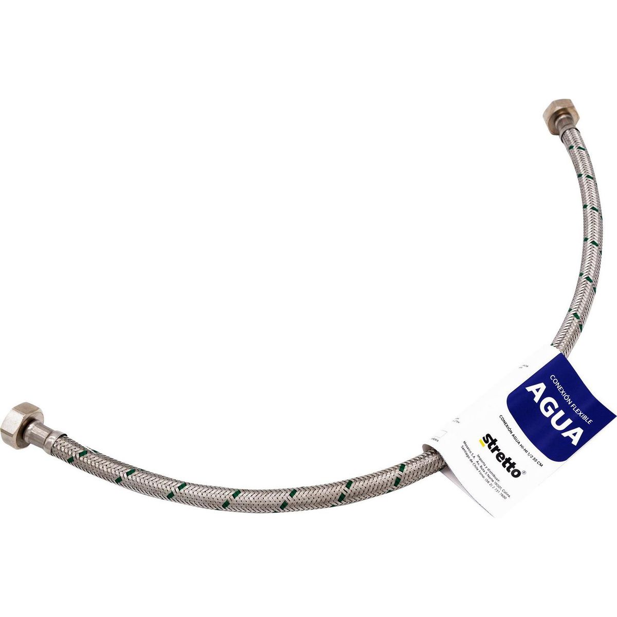 STRETTO - Conector agua HI HI 1/2" 55 cm