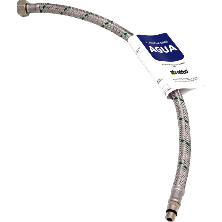 Flexible agua monoblock 3/8" M10 40 cm