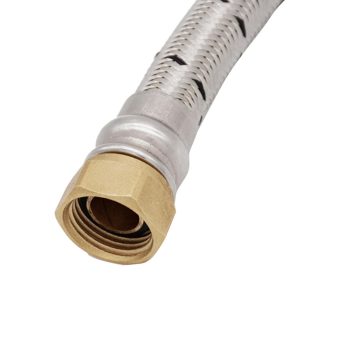 STRETTO - Flexible calefón 1/2" 40 cm HI-HE