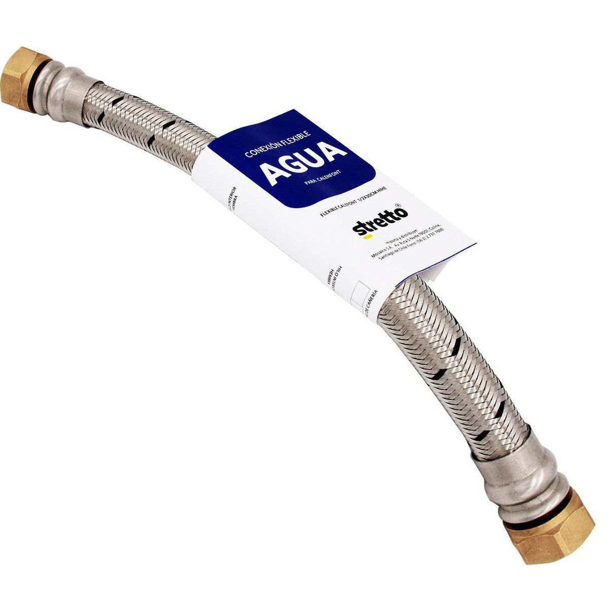 STRETTO - Flexible calefon 1/2" 30 cm HI-HI