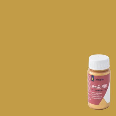 Pintura acabado metalizado 75 ml dorado