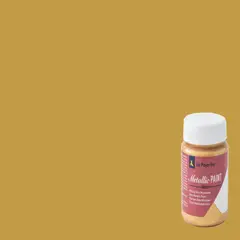 PINTURAS LA PAJARITA - Pintura Acabado Metalizado Amarillo Real Gold 75 ml