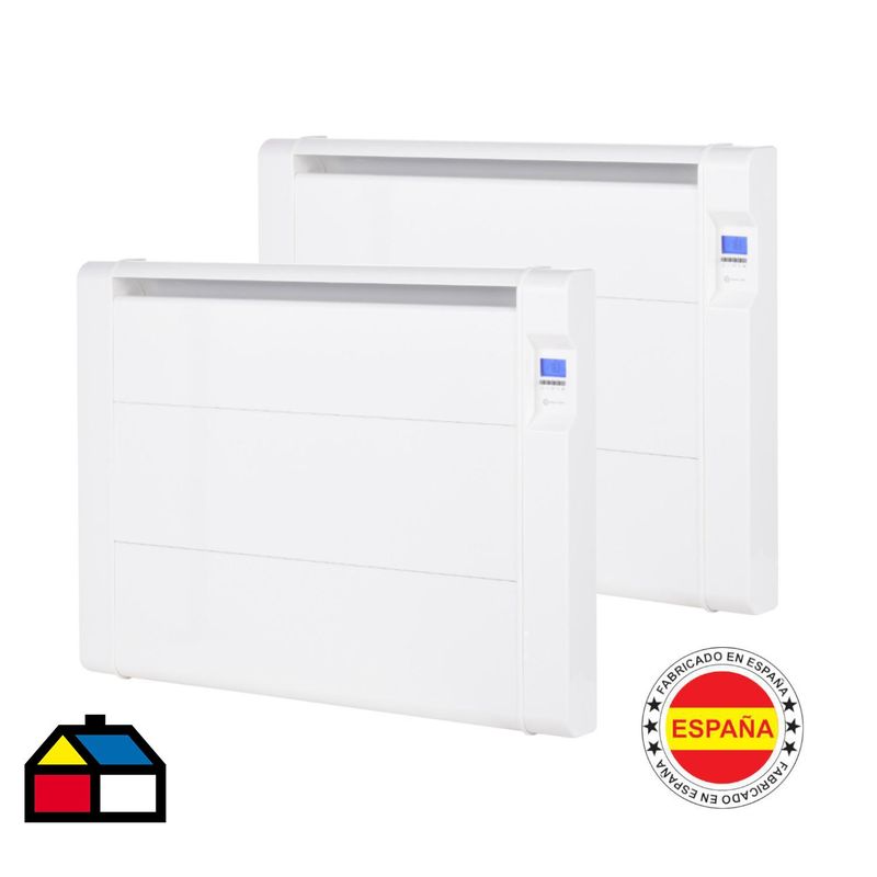 PRIMATERM - Pack 2 Radiador convector cerámico 2000W
