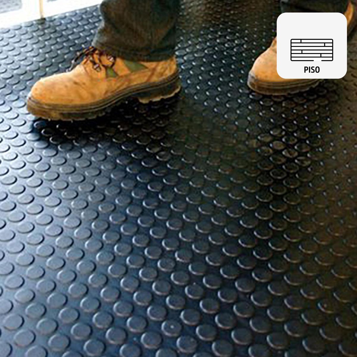 DIB - Alfombra antideslizante coin mat rollo 18,3 m2