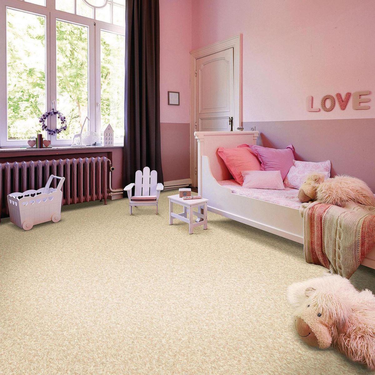 DIB - Piso vinílico granito beige rollo 60 m2