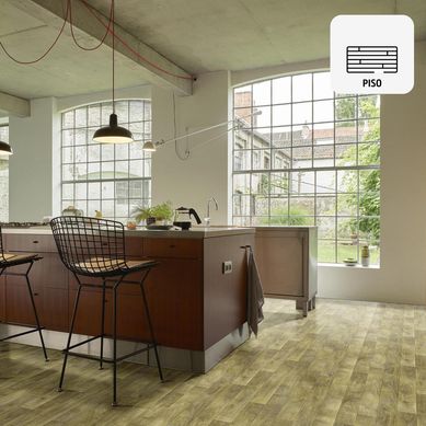 Piso vinlico teca rollo 60 m2