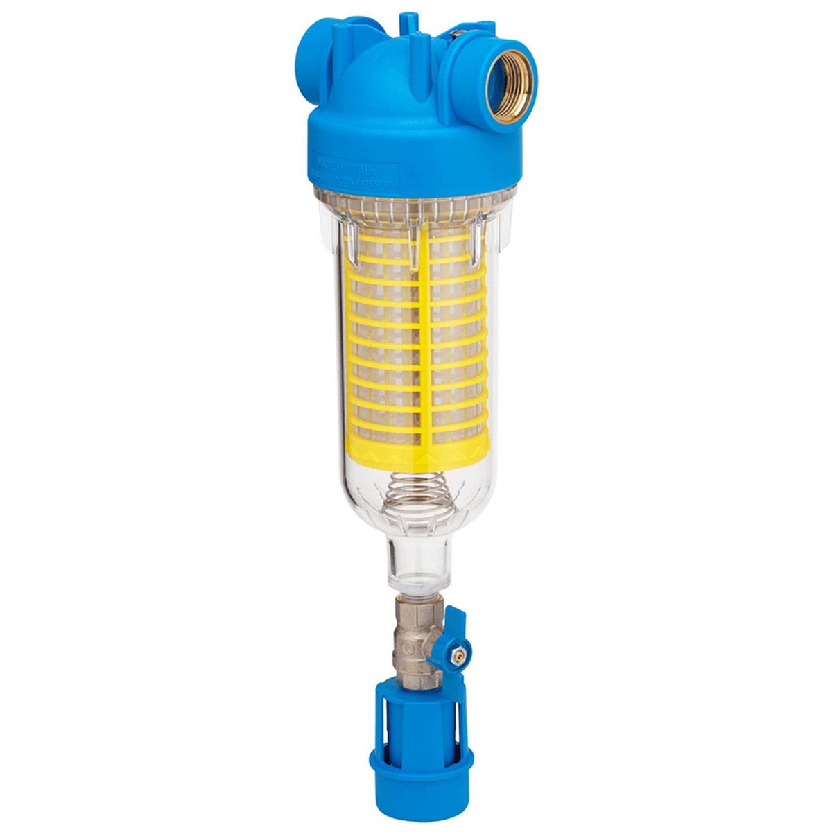 Carcasa portafiltro purificador de agua autolavable manual, marca VIGAHOME - Foto Principal