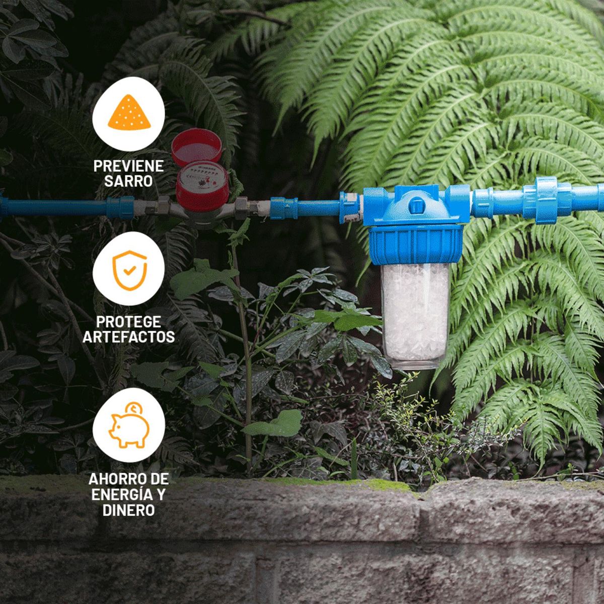 VIGAHOME - Filtro purificador antisarro casa completa