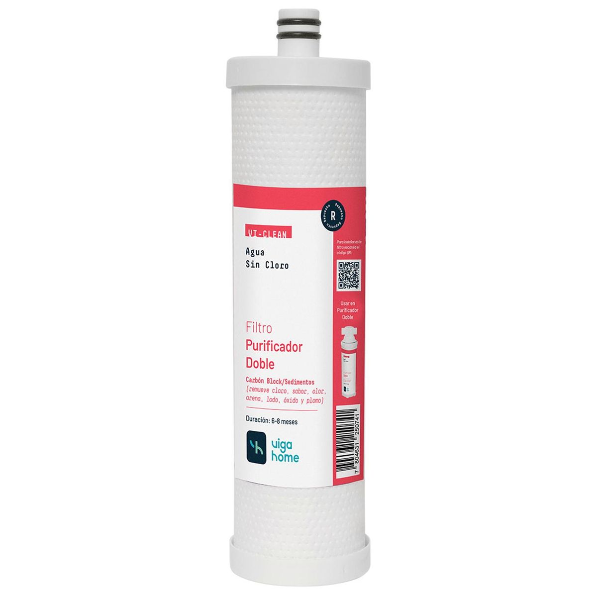 VIGAHOME - Filtro purificador de agua 2 etapas