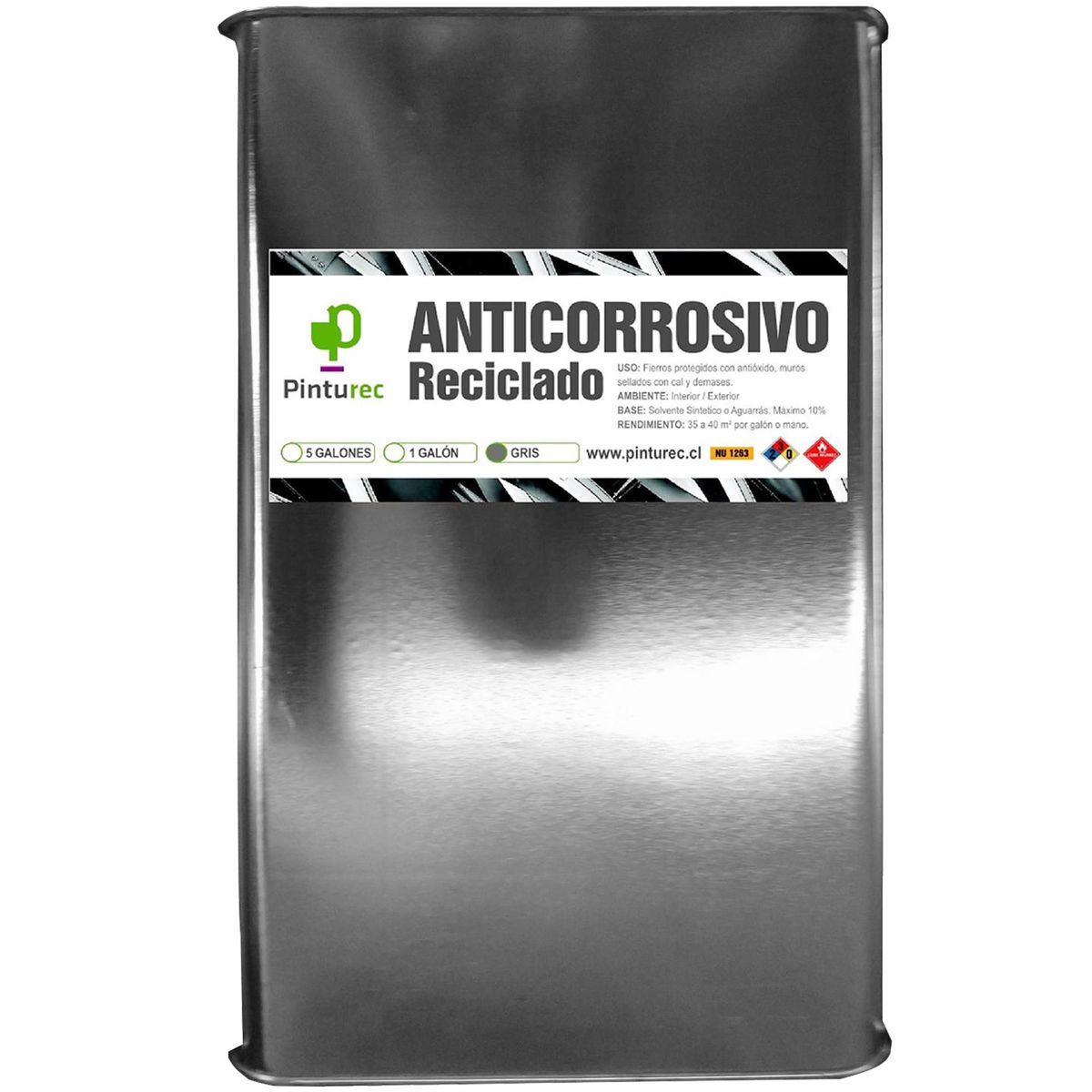 PINTUREC -  5 galón(es) Mate Gris