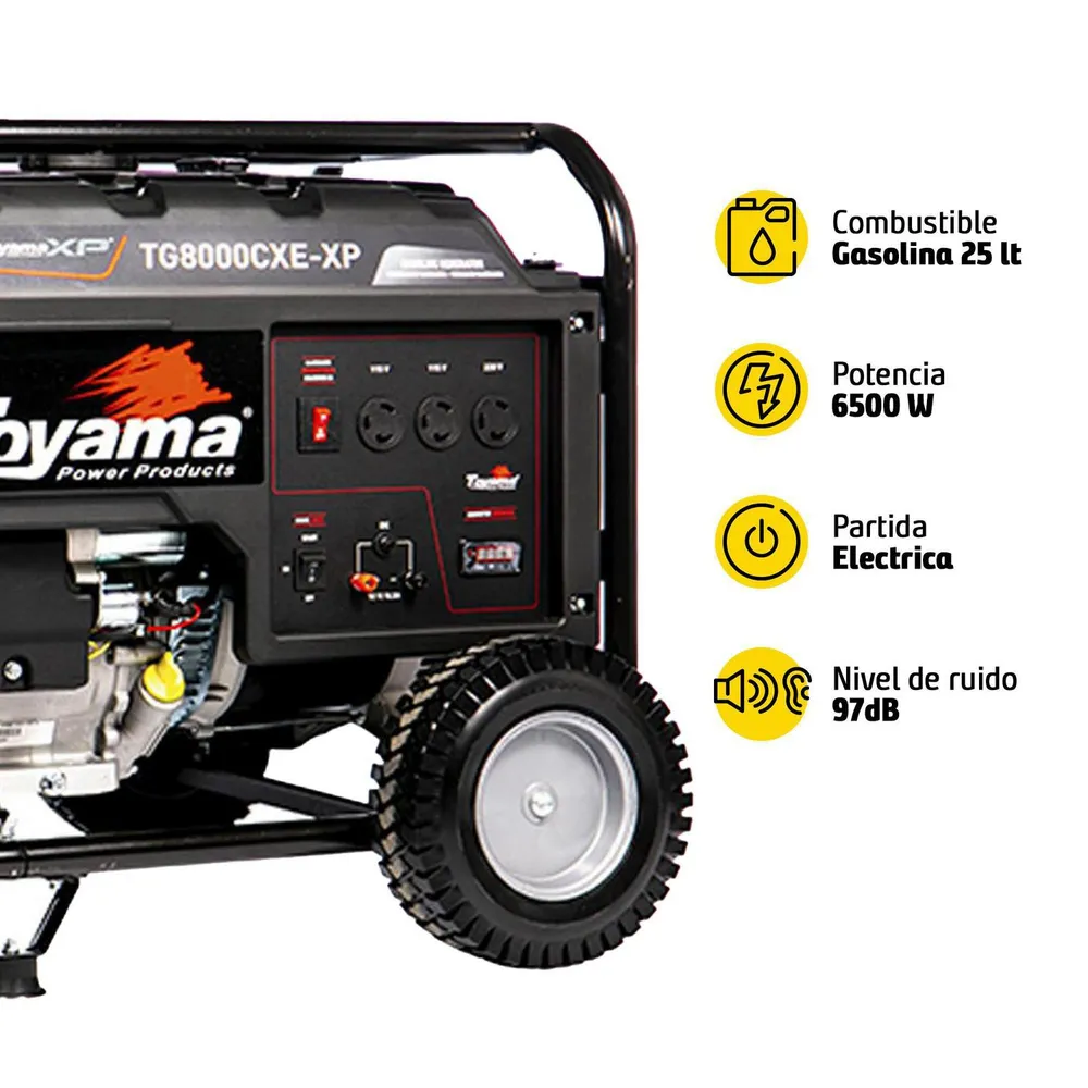 Toyama TG8000CXE-XP Gasolina, foto 5