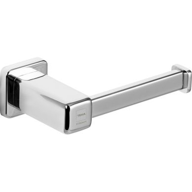 Portarrollo recto metal cromado
