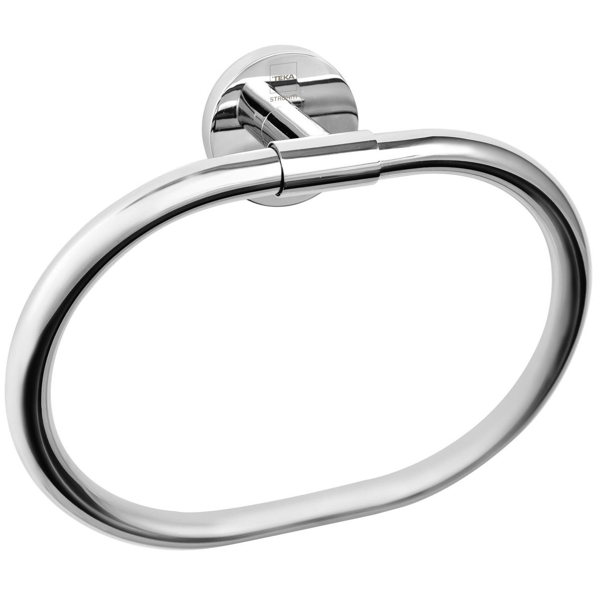 TEKA STROHM - Toallero de anillo 23,5x19 cm metal cromado
