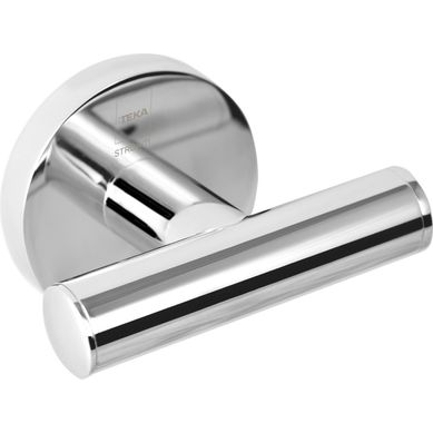 Percha doble metal cromado