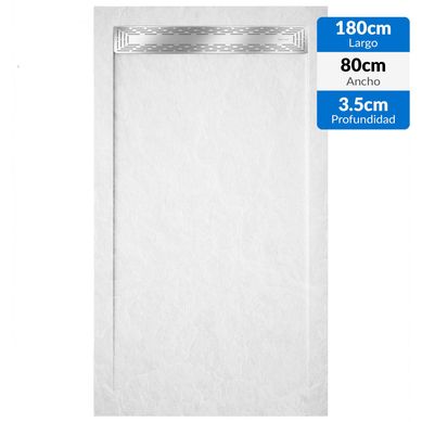 Plato de ducha 150x80 cm blanco