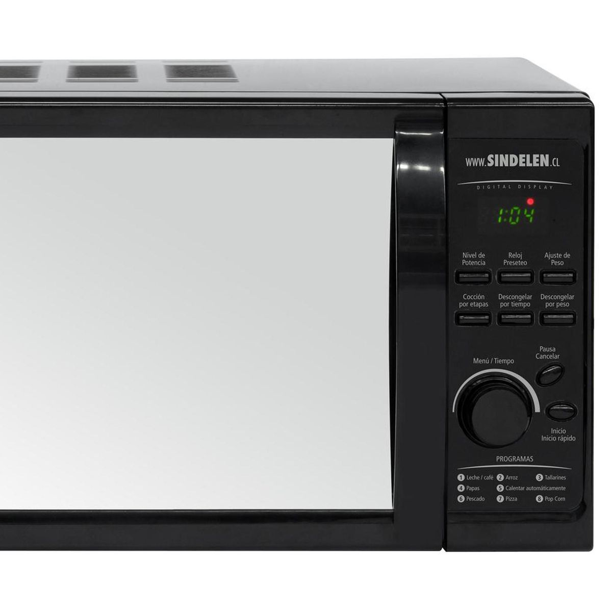 SINDELEN - Microondas Digital 20 Litros Negro MD-2040NG
