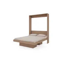 HOGA - Cama plegable vertical 2 plazas montana 57x155x198 cm