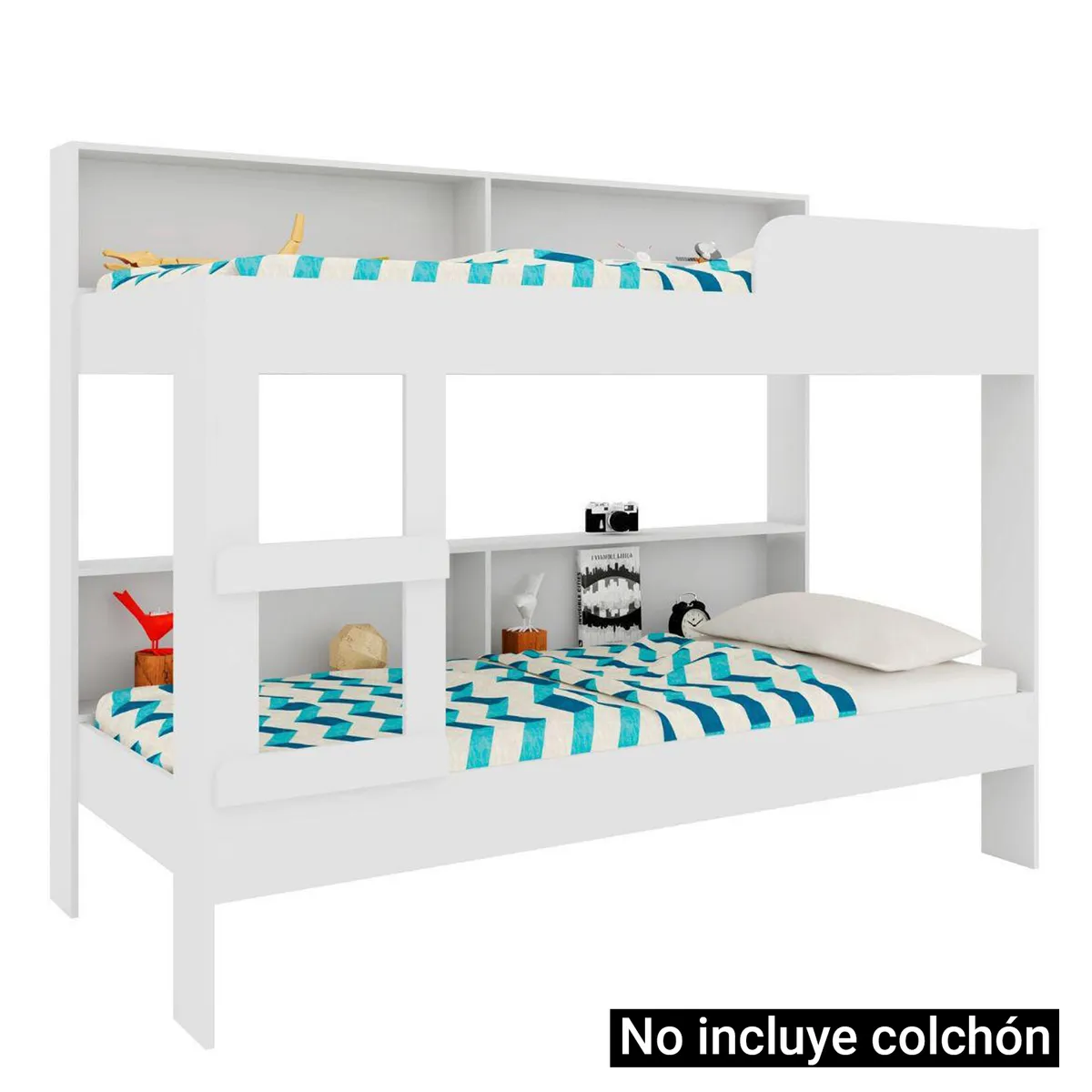 HOGA - Camarote Miami blanco 160x195x108 cm