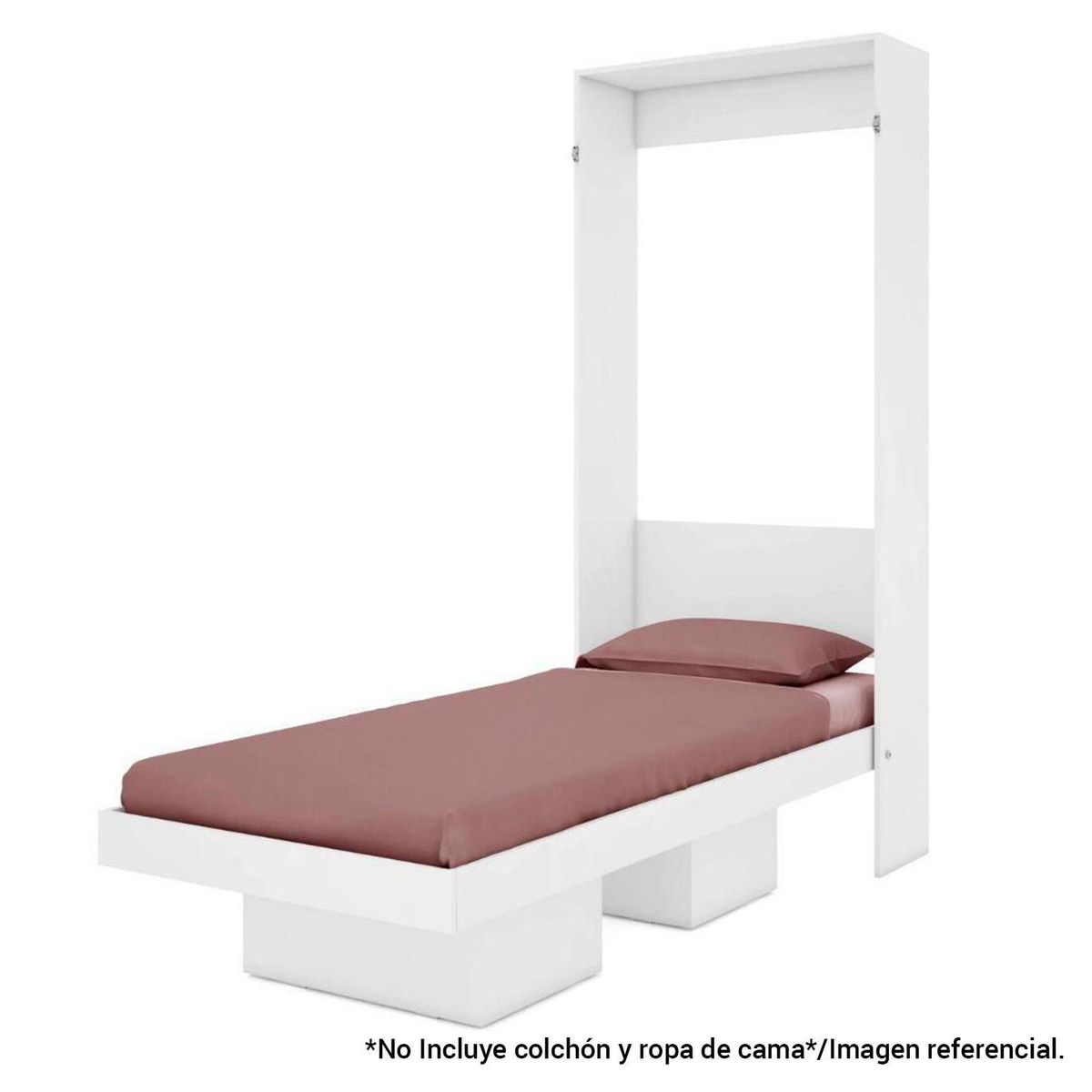 HOGA - Cama 1 plaza Manhattan Blanco