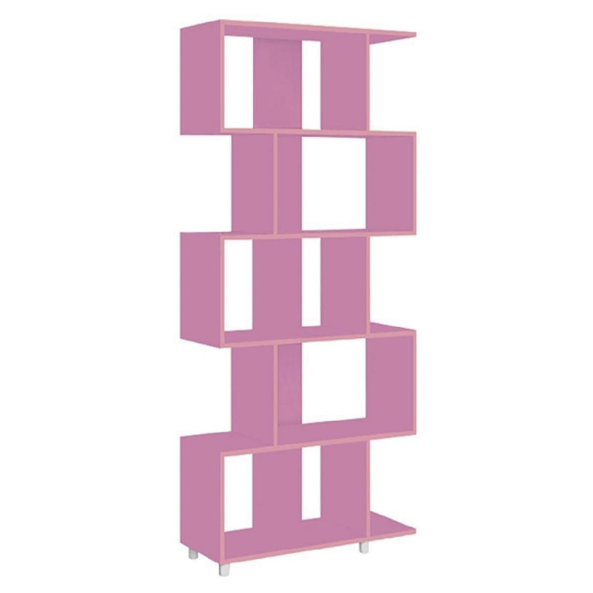 HOGA - Estante MDP 6 Nivel(es) 79x184x31 cm Rosado