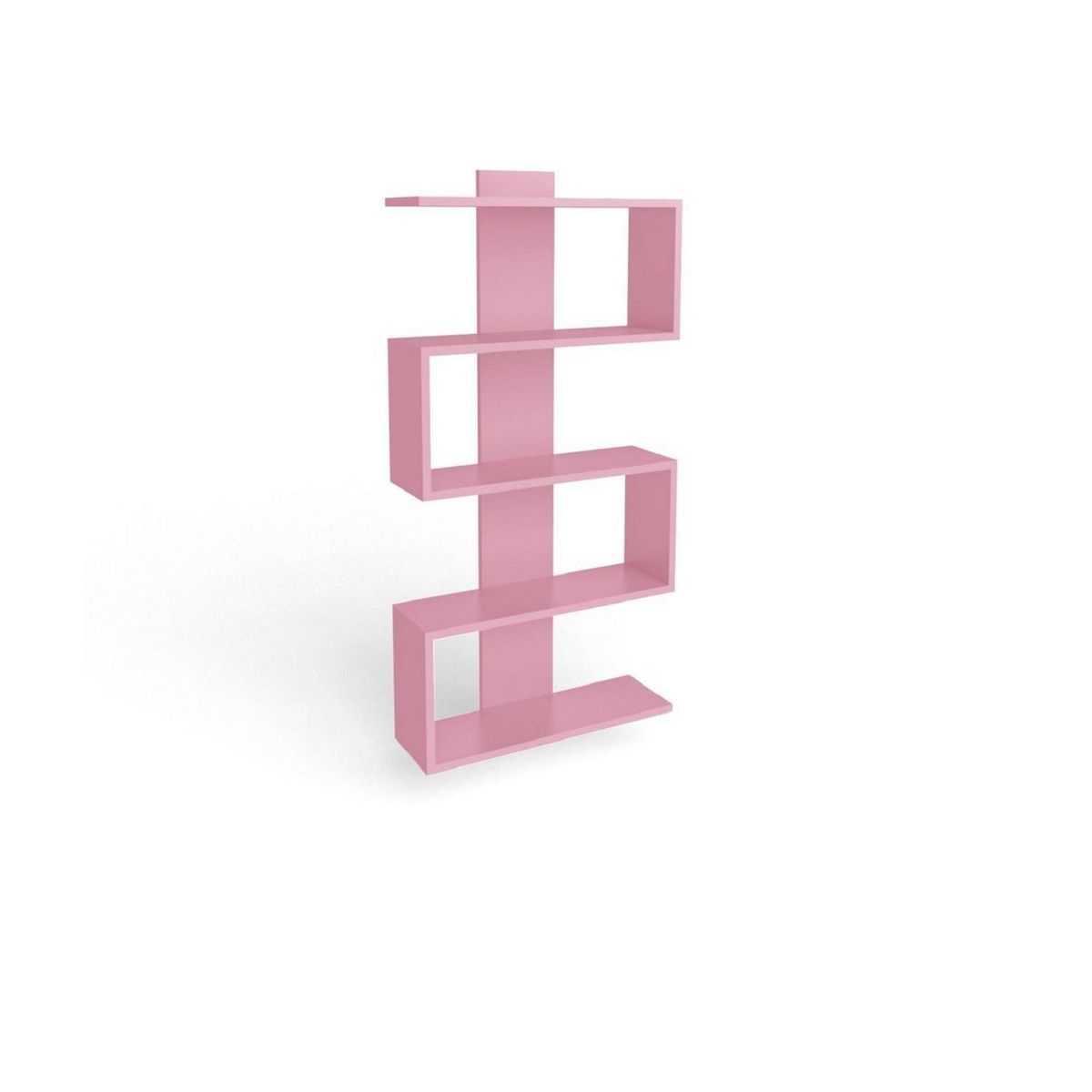 HOGA - Repisa Moscú MDP 5 Nivel(es) 17x110x8 cm Rosado
