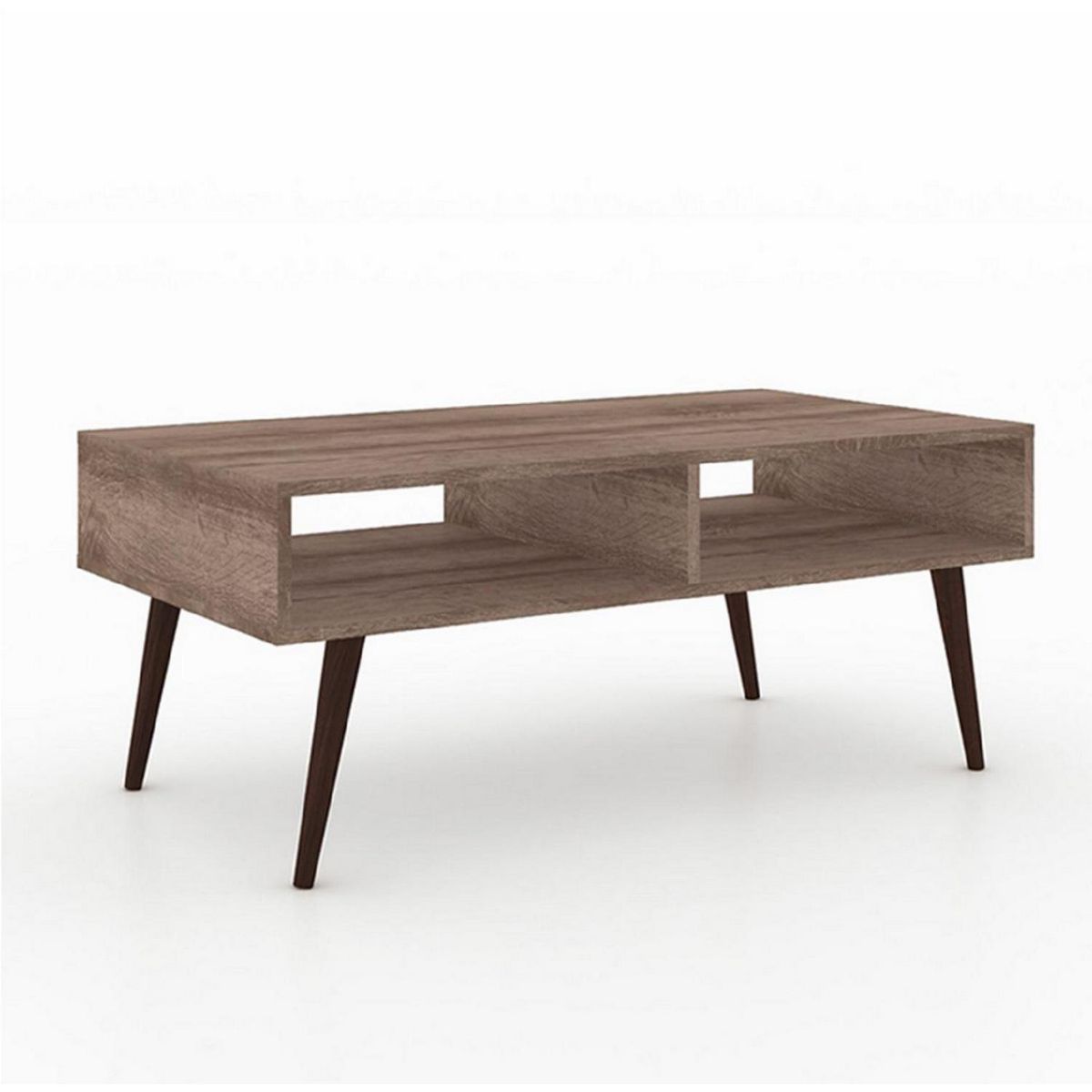 HOGA - Mesa de centro vintage rústico 42x100x54 cm