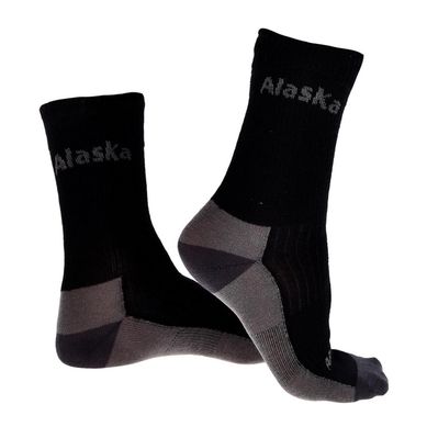 Pack 5 calcetines alaska negro classic algodn.