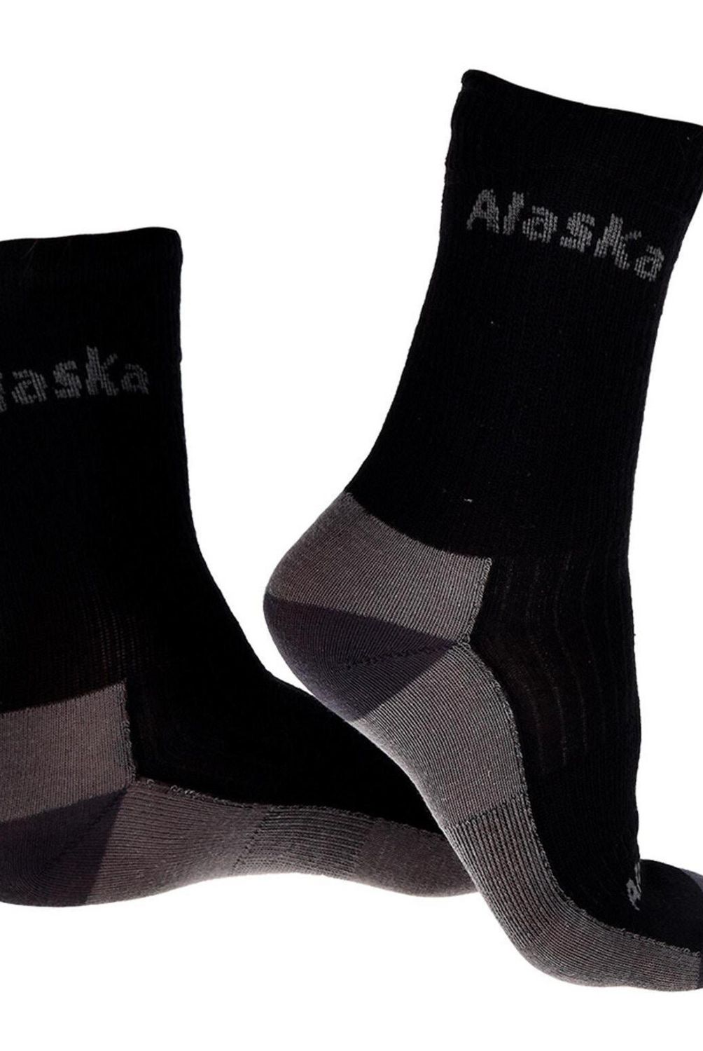 ALASKA - Pack 5 calcetines alaska negro classic algodón.