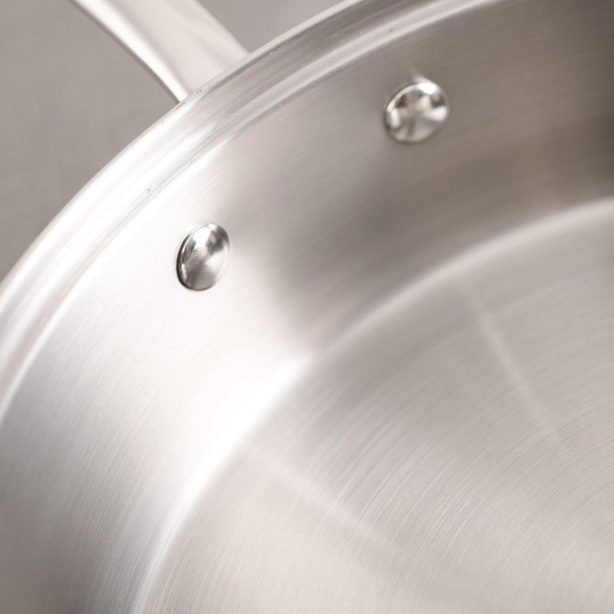 JUST HOME COLLECTION - Sartén 26 cm Acero Plateado