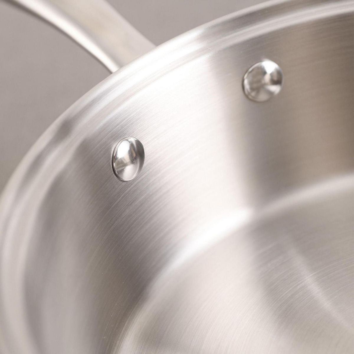 JUST HOME COLLECTION - Sartén 20 cm Acero Plateado