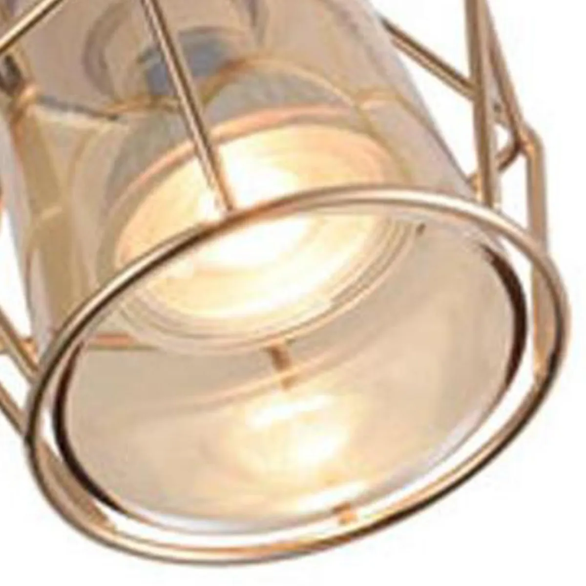 BP ILUMINACION - Barra Led Kratia 2 Luces Metal Café