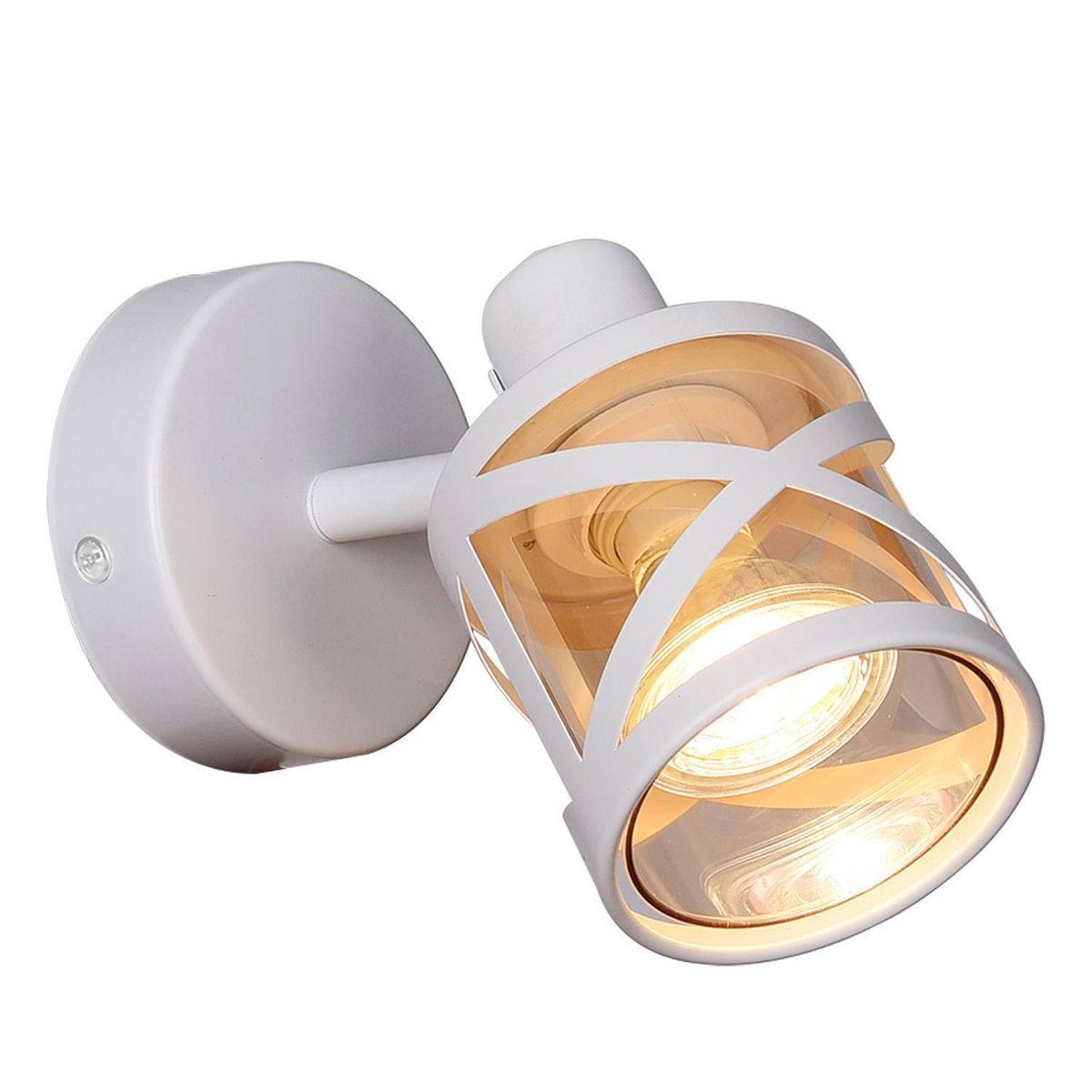 BP ILUMINACION - Apliqué Cali 1 Luz Metal Blanco