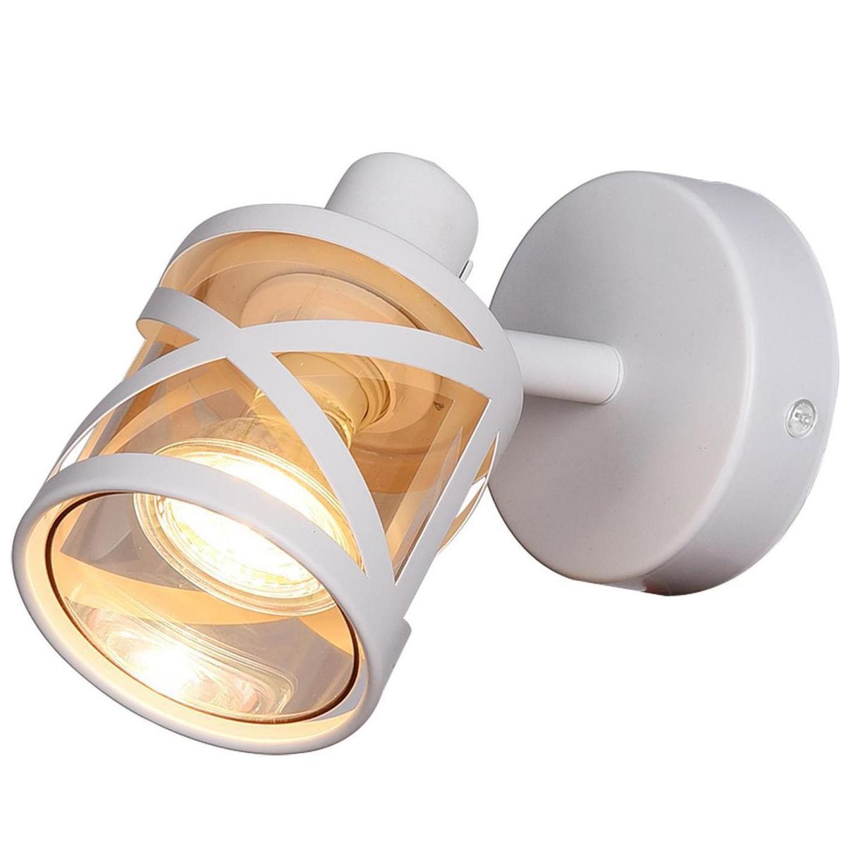 BP ILUMINACION - Apliqué Cali 1 Luz Metal Blanco