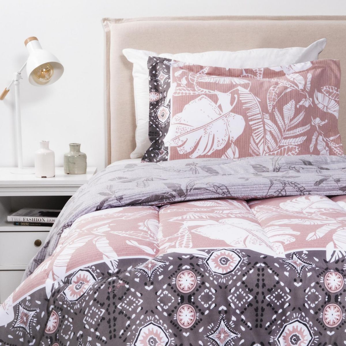 ELEMENT & CO - Plumón 1.5 plazas Leaves Multicolor 