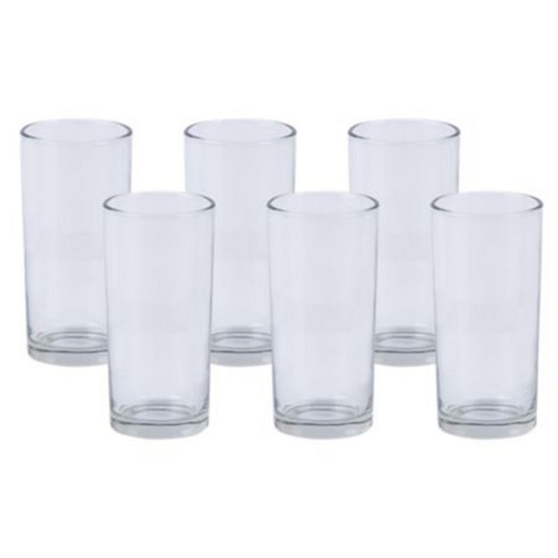 CASA BONITA - Juego de 6 vasos económicos 250 ml.