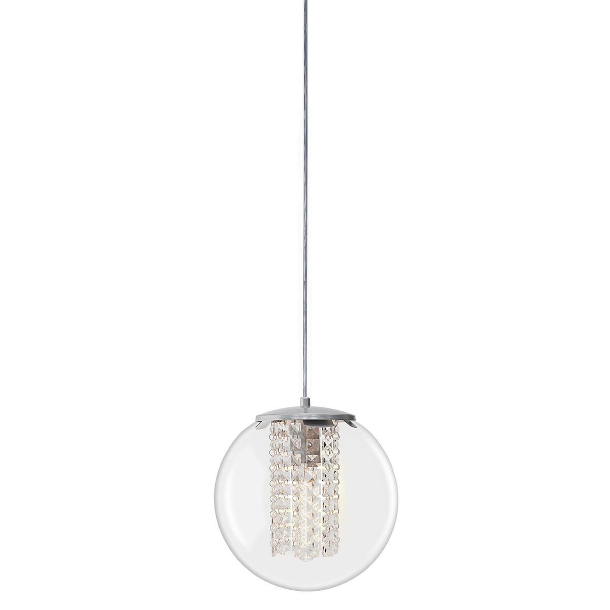 TASCHIBRA - Lámpara colgante Sfera transparente 1 luz E27